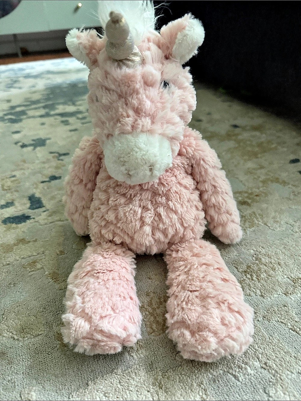 Mary Meyer Putty Blush Unicorn Pink & White Plush Toy